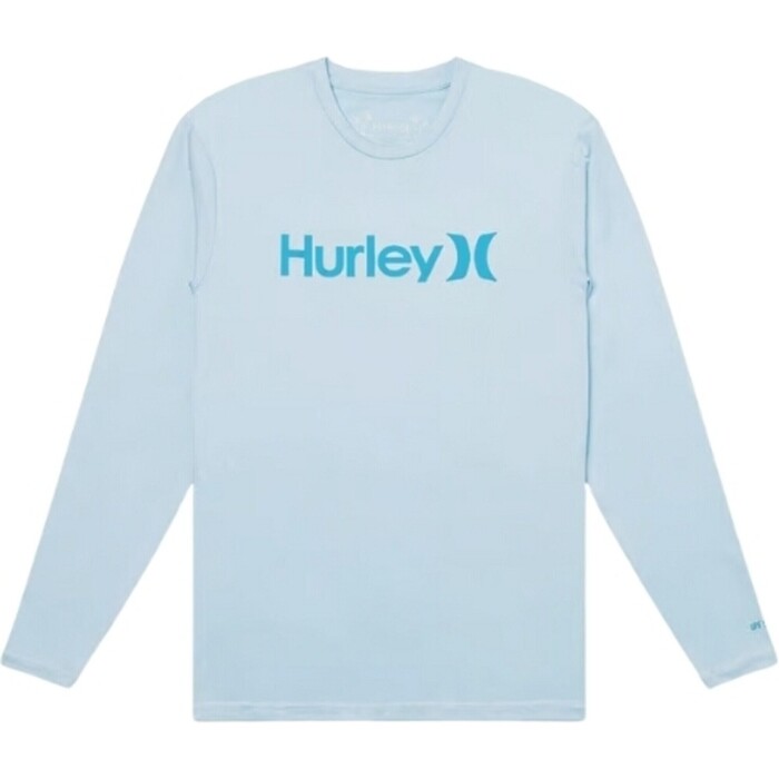 2024 Hurley Mnner One And Only Quickdry Langarm Lycra-Weste MAT0001020 - Sea Haze